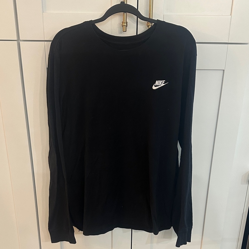 Nike Black Crew Neck Long Sleeve